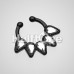 Colorline Quinary Spear Fake Septum Clip-On Ring