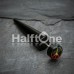 Rasta Peace Acrylic Fake Taper 