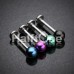 Colorline PVD Ball Top Steel Labret Colorline PVD Ball Top Steel Labret