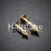 Gold Plated Basic Steel Spike Labret
