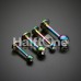 Blackline PVD Gem Ball Steel Labret Blackline PVD Gem Ball Steel Labret