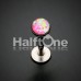 Opal Glitter Shower Dome Steel Labret