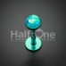 Colorline Opal Glitter Shower Dome Steel Labret
