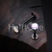 Colored Synthetic Moonstone Dome Steel Labret