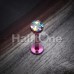 Color Multi Color Sprinkle Dot Multi Gem Dome Steel Labret