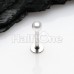 Luster Pearl Ball Steel Monroe Labret