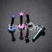 Colorline PVD Star Top Internally Threaded Labret Colorline PVD Star Top Internally Threaded Labret