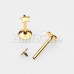 Golden Star Top Internally Threaded labret