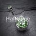 The Giant Sparkle Gem Ball Belly Button Ring