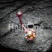 Colorline Sparkle Multi Gem Belly Button Ring