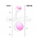 Glow in the Dark Bio Flexible Shaft Acrylic Ball Belly Button Ring