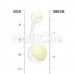 Glow in the Dark Bio Flexible Shaft Acrylic Ball Belly Button Ring