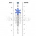 Enchanting Flower Chandelier Shower Cubic Zirconia Belly Button Ring