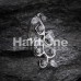 Delicate Crystal Vine Reverse Cubic Zirconia Belly Button Ring
