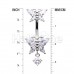 Double Butterfly Dangle Drop Cubic Zirconia Belly Button Ring