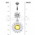 Blooming Daisy Belly Button Ring