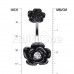 Black Double Rose Belly Button Ring