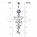 Twinkling Butterfly Fall Fancy Belly Button Ring Twinkling Butterfly Fall Fancy Belly Button Ring