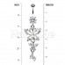 Twinkling Butterfly Fall Fancy Belly Button Ring Twinkling Butterfly Fall Fancy Belly Button Ring