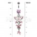 Twinkling Butterfly Fall Fancy Belly Button Ring