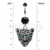 Black Onyx Panther Eye Belly Button Ring