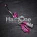 Glamourous Lip and Lipstick Belly Button Ring