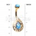 Golden Cleopatra Egyptian Belly Button Ring