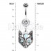 Cleopatra Cat Belly Button Ring