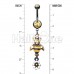 Buzz Off Bumble Bee Gem Belly Button Ring