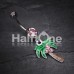Jeweled Palm Tree Dangle Belly Button Ring