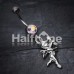 Valentines Cupid's Arrow Love Struck Belly Button Ring Valentines Cupid's Arrow Love Struck Belly Button Ring