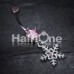 Stars and Snowflakes Belly Button Ring