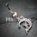 Crescent Moon Fairy Belly Button Ring