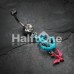 Classic Sparrow Anchor Belly Button Ring