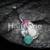 Sparkle Opal Medley Belly Button Ring