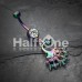 Colorline Peacock Dance Belly Button Ring