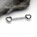 Classic Heart Nipple Barbell Ring