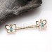 Spread your Wings and Fly Butterfly Nipple Barbell Ring