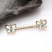 Spread your Wings and Fly Butterfly Nipple Barbell Ring