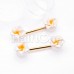 Kawaii Springtime Plumeria Flower Nipple Barbell Ring