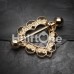 Golden Heart Filigree Nipple Shield Ring Golden Heart Filigree Nipple Shield Ring