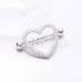 Dazzling Multi Gem Heart Nipple Shield Ring