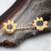 Springtime Sunflower Flower Nipple Barbell Ring
