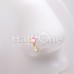 Golden Winged Heart Star Nose Stud Ring