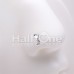 Classic Heart Dangle Gem Nose Stud Ring