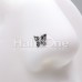 Fluttering Butterfly Nose Stud Ring