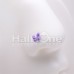 Kawaii Iridescent Butterfly L-Shaped Nose Ring