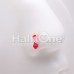 Kawaii Cherry Cherries Heart Dangle  L-Shaped Nose Ring