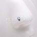 Dark Iridescent Marquis Shape Gem L-Shaped Nose Ring