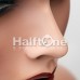 Golden Heart Prong Set Gem Top L-Shaped Nose Ring